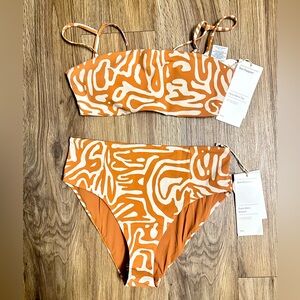 NWT Vuori Dune Bikini Top and Bottom